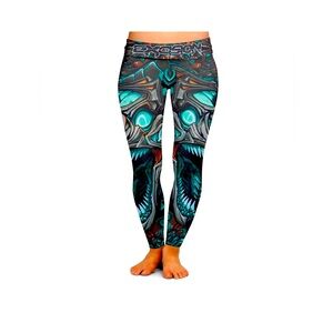 NWT- Excision- Womens Venom Leggings- Seafoam Color, Size Large